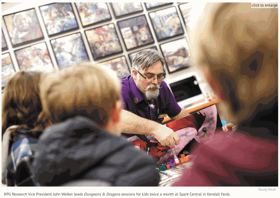 RPG Research Drop In and RPG at Spake Central Community Center since 2018 - photo from The Inlander Magazine
